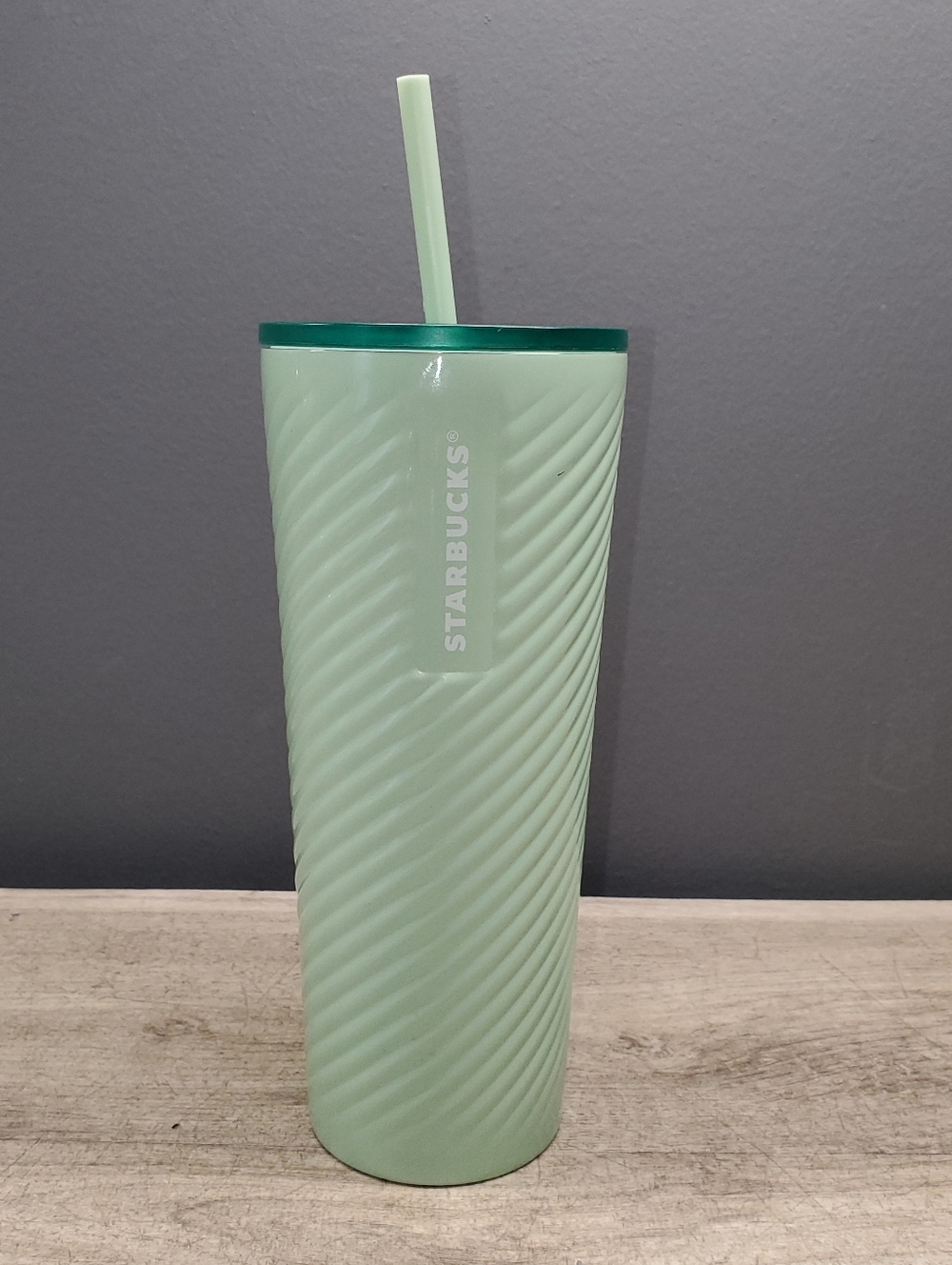 Starbucks 2022 Summer Collection Stainless Steel Mint Green Spiral Tumbler